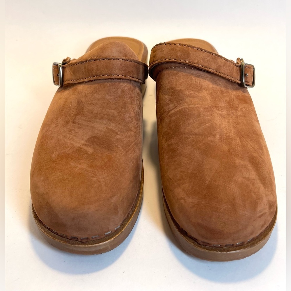 NWOT RE/DONE 70s Suede Platform Clogs Size 37 EU (6.5 US) Made in Italy - Picture 5 of 12
